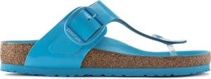 Flip-Flops für Damen Birkenstock Gizeh Big Buckle Natural Leather Patent