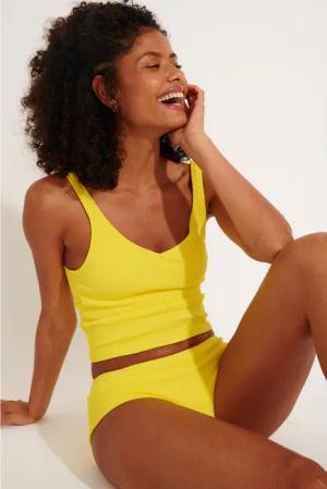 Damen-Bikinihose Banana Moon Bia Scrunchy