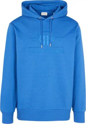 Klassischer einfarbiger Kapuzenpullover Gant Tonal Shield