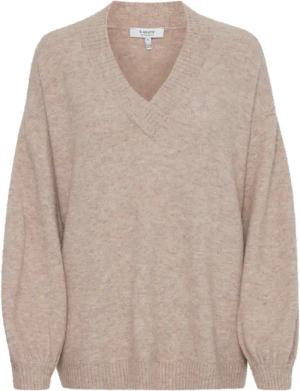 Pullover mit V-Ausschnitt Damen b.young Omea