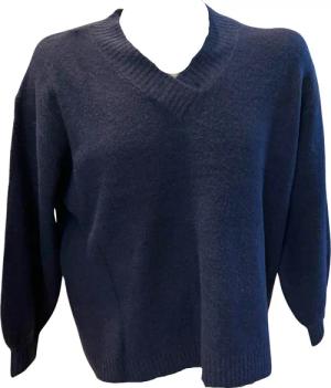 Pullover mit V-Ausschnitt Damen b.young Omea