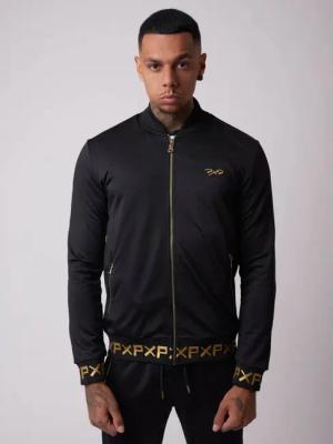 Jacke Teddykragen goldene Schrift Project X Paris