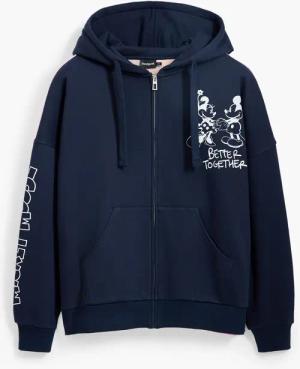 Hoodie Damen Desigual Mickey
