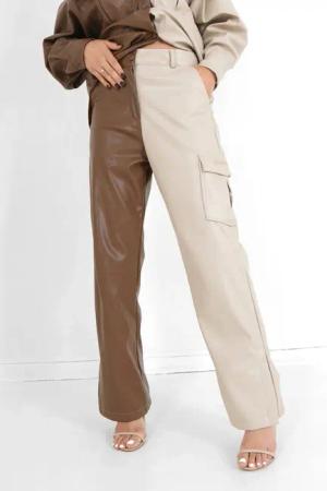 Damen-Culotte aus Kunstleder Sixth June