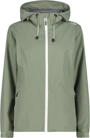 CMP Woman Rain Jacket Fix Hood - Regenjacke - Damen Salvia M