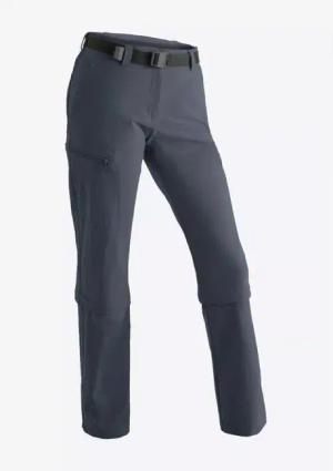 Maier Sports Arolla Zip Off Pant - Zip off Wanderhose - Damen Graphite 46 - Regular