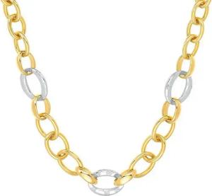 JOOP! Kette ohne Anhänger Joop! Halskette Collier Cornflower Edelstahl IP Vergoldet 2032467
