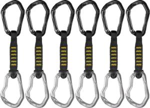 Grivel Sport Stealth x6 - Express-Set Black / Steel Grey 13 cm