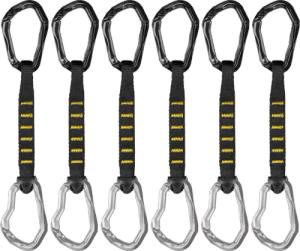 Grivel Sport Stealth x6 - Express-Set Black / Steel Grey 18 cm