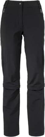 Vaude Farley Stretch Capri T-Zip Pants III - Trekkinghose - Damen Black EU 36 - Long