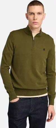 Timberland Williams River Yarn Dyed 1/4 - Pullover - Herren Black / Pavement 3XL