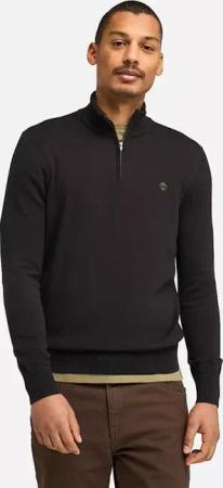 Timberland Williams River Yarn Dyed 1/4 - Pullover - Herren Dark Sapphire / Dark Denim S