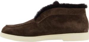 Santoni Stiefel - Dames Fortune Donna Fur - Gr. 36,5 (EU) - in Braun - für Damen