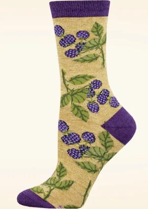 Bunch of Blackberries Bambus Socken