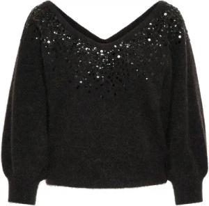 Pullover mit V-Ausschnitt Damen Part Two Malan