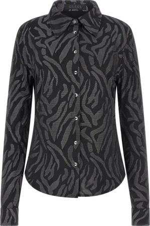 Langarmshirt Damen Guess Alizee Animalier