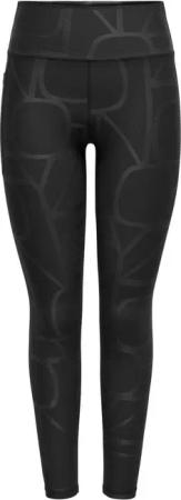 Leggings mit hoher Taille, Damen Only play Font-2 Logo