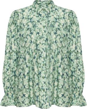 Langarm-Bluse Damen Ichi Uniqua