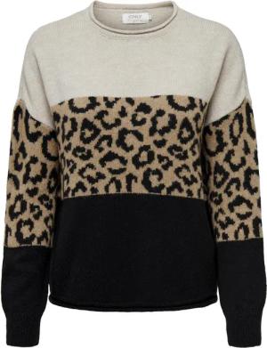 Pullover mit Rundhalsausschnitt Damen Only Jade Animal