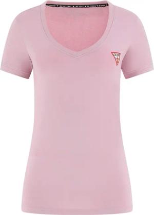 Damen T-Shirt mit V-Ausschnitt und Mini-Dreieck Guess