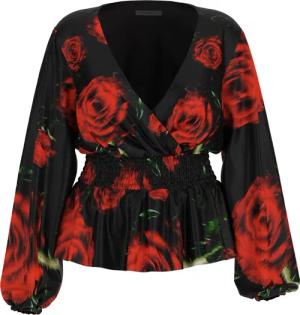 Langärmlige Bluse aus Chiffon für Damen Guess