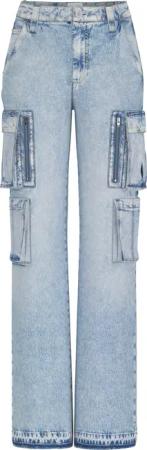 Jeans Cargo-Tasche Damen Guess Kori