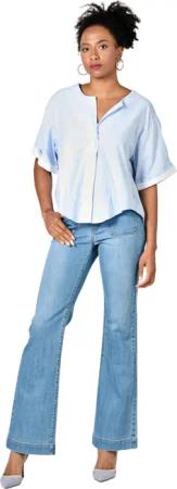 Bootcut-Jeans Damen F.A.M. Paris Bella
