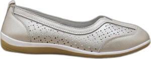 Damen Ballerinas aus perforiertem Leder Pédiconfort