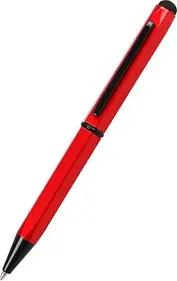 ONLINE® Kugelschreiber Hexagon Stylus rot, Schreibfarbe: blau, 1 St.