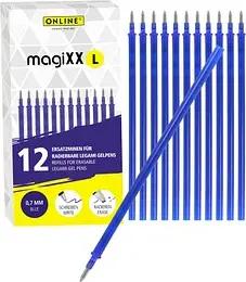 ONLINE® magiXX L Gelschreiberminen blau 0,7 mm 12 St.