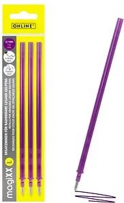 ONLINE® magiXX L Gelschreiberminen lila 0,7 mm 3 St.
