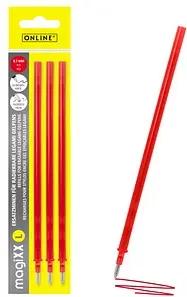 ONLINE® magiXX L Gelschreiberminen rot 0,7 mm 3 St.