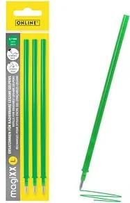 ONLINE® magiXX L Gelschreiberminen grün 0,7 mm 3 St.