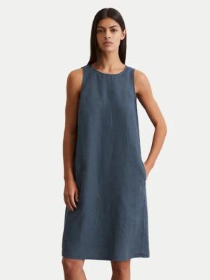 Marc O'Polo Sommerkleid 516 0324 21237 Blau Regular Fit