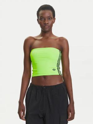 adidas Top adicolor 3-Stripes JX7719 Grün Slim Fit