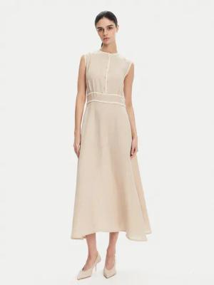 ICONA Sommerkleid RP5LE007 Beige Regular Fit
