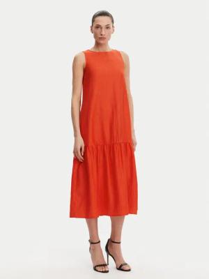 KAOS Sommerkleid RP1MR066 Orange Regular Fit