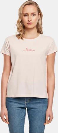 Merchcode Ladies Hugs & Love - Arrow Box Tee
