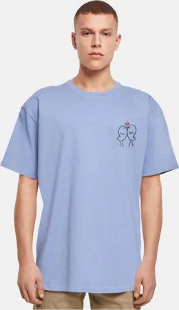 Merchcode Hugs & Love - Birds Heavy Oversize Tee