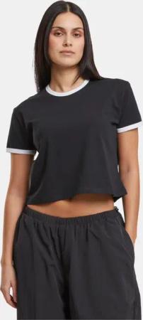 Urban Classics Ladies Contrast Retro T-Shirt
