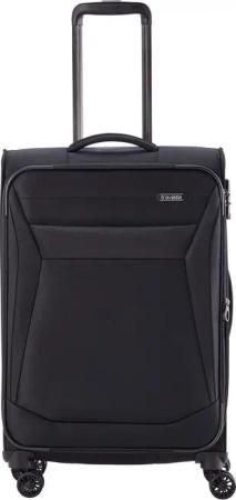 Travelite Chios - 4-Rollen-Trolley M 67 cm erw. (schwarz)