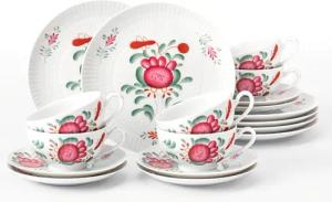 Seltmann Weiden Teeservice Geschirr-Set, 18 Teile,