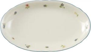 Seltmann Weiden Servierplatte Marie-Luise Streublume, Porzellan,