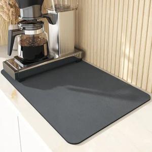 RWEUOQ Abtropfmatte Kaffeemaschine Abtropfmatte, Küchen-Absorptionsmatte 40
