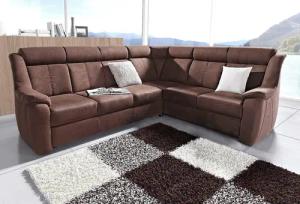 sit&more Ecksofa Basel L-Form, wahlweise mit