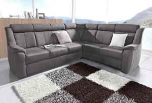 sit&more Ecksofa Basel L-Form, wahlweise mit