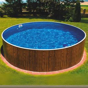 Poolomio Rundpool Azuro Deluxe Stahlwandpool Rund