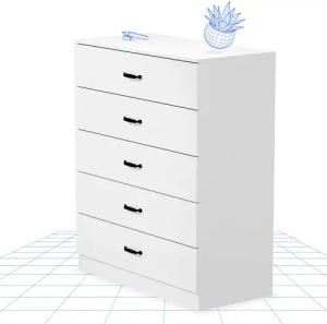 FLEXISPOT Kommode AN1 mit 5 Schubladen,