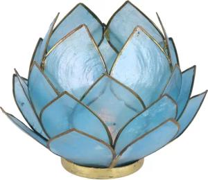Guru-Shop Windlicht Lotus Teelicht Muschel 14*10