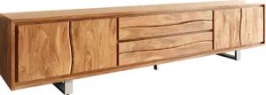 DELIFE Lowboard Live-Edge, Akazie Natur 300